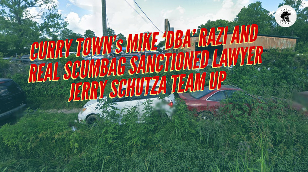 Mike Razi Shahrokh is another Curry Town REI Scumbag and he's in the right company with sanctioned Texas Lawyer Jerry Schutza.