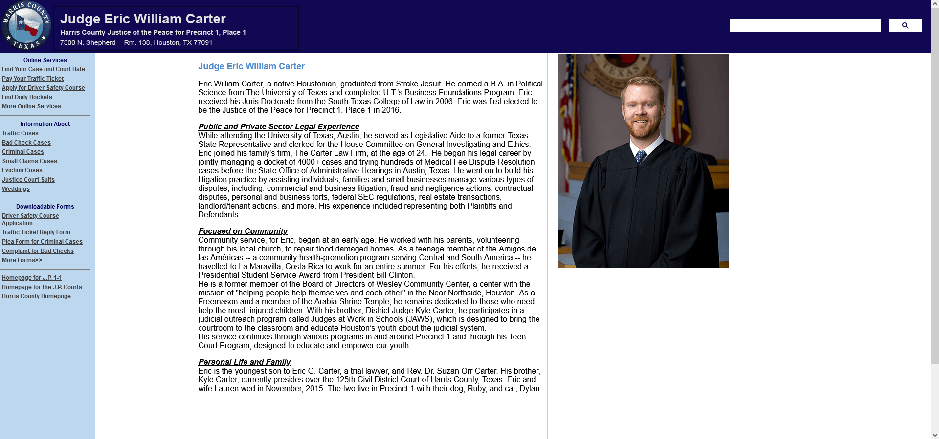 Who is Judge Kyle Carter 125th District Court Harris County Texas