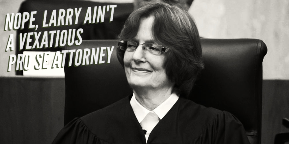 Klayman’s six lawsuits are neither so prolific, frivolous or harassing that they threaten the order or integrity of the courts’ operations.