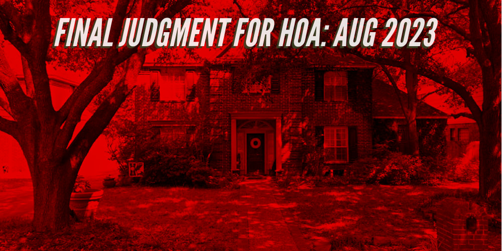 The Sweeney's complaint revolves around Champion Forest Homeowner Association Management Co. re billing and fees debt collection practices.