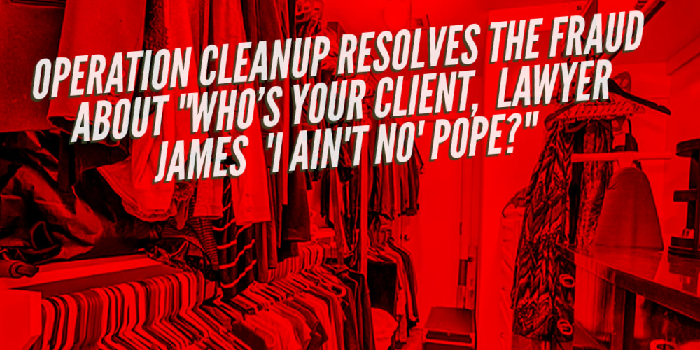 Who's your client Pope? On the Bible are you sure it's who you've named in the Petition or is it NIKHIL GUPTA?