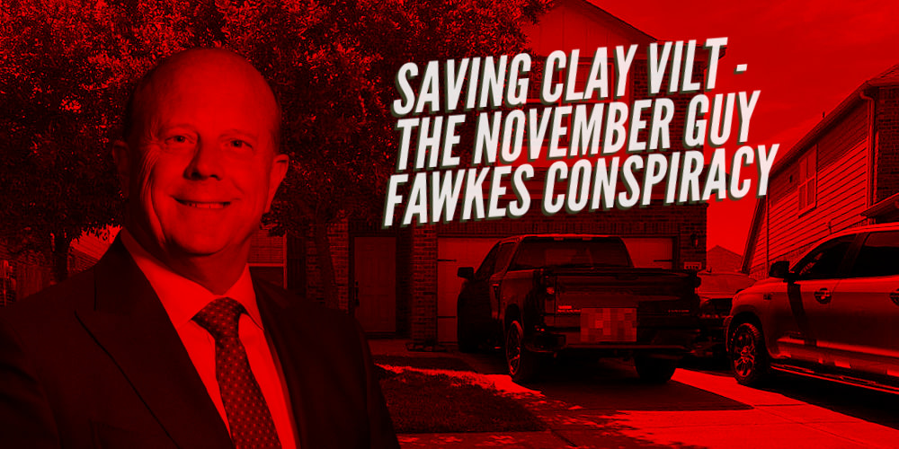 Robert Clayton Vilts' Stop Foreclosure Auction Practice is still motoring along, despite a rap sheet as big as Ken Paxton and Nate Paul.