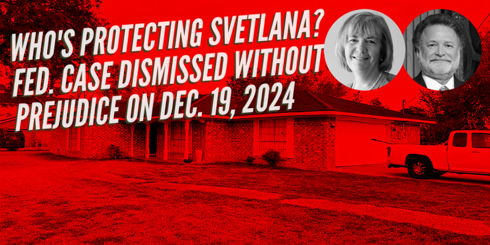 This is one of several recent lawsuit filed where Svetlana Pestova is involved. Why did Judges Schaffer and Roth seal the original petition?