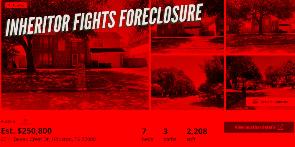 Bonial notice Nicole Trahan's inherited home for nonjudicial foreclosure auction in December 2024 on behalf of Bank of America.