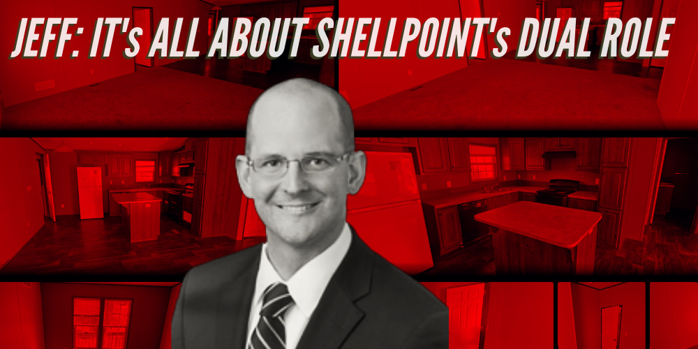 Jeff Jackson argues that Shellpoint is acting in a dual capacity, as mortgagee and mortgage servicer, which ain't allowed in Texas law.