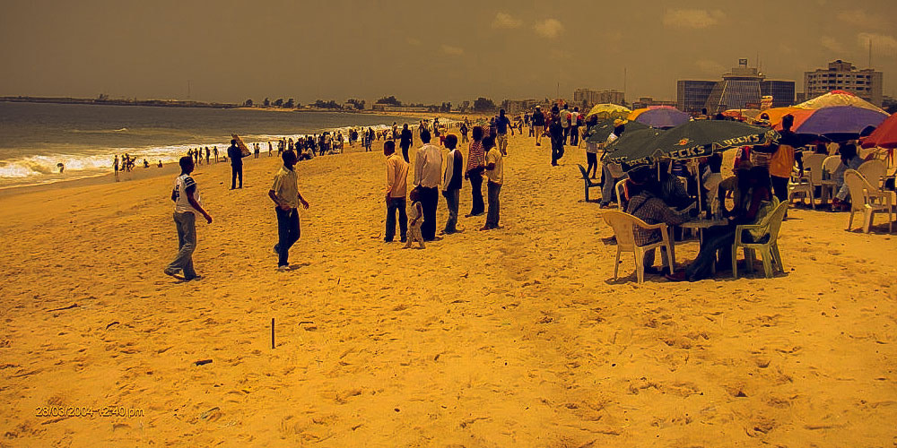 When you go to Bar Beach in Lagos Nigeria at the weekend, the locals come by and try and sell you their crafts and food. Negotiate.