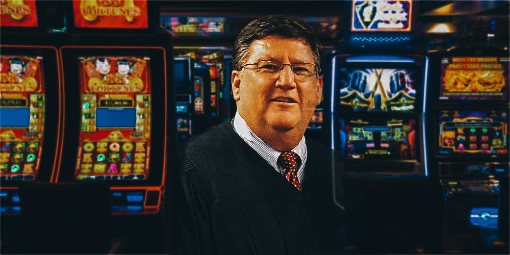 A county district judge is alleged to have used money from his campaign finance account to feed a six-figure gambling habit at casinos.