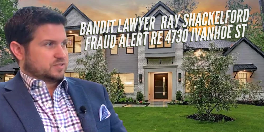 LIT's Real Scumbag Real Estate Series Continues, care of these Bandit Lawyers on both sides of the Courtroom.
